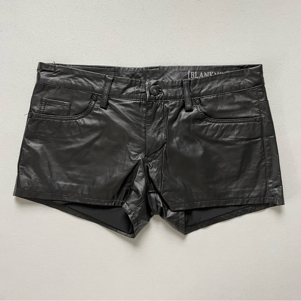BLANK NYC Leather Shorts